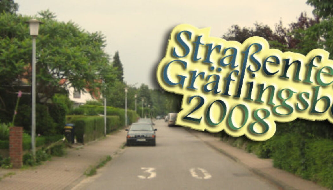 Straßenfest-Ankündigung